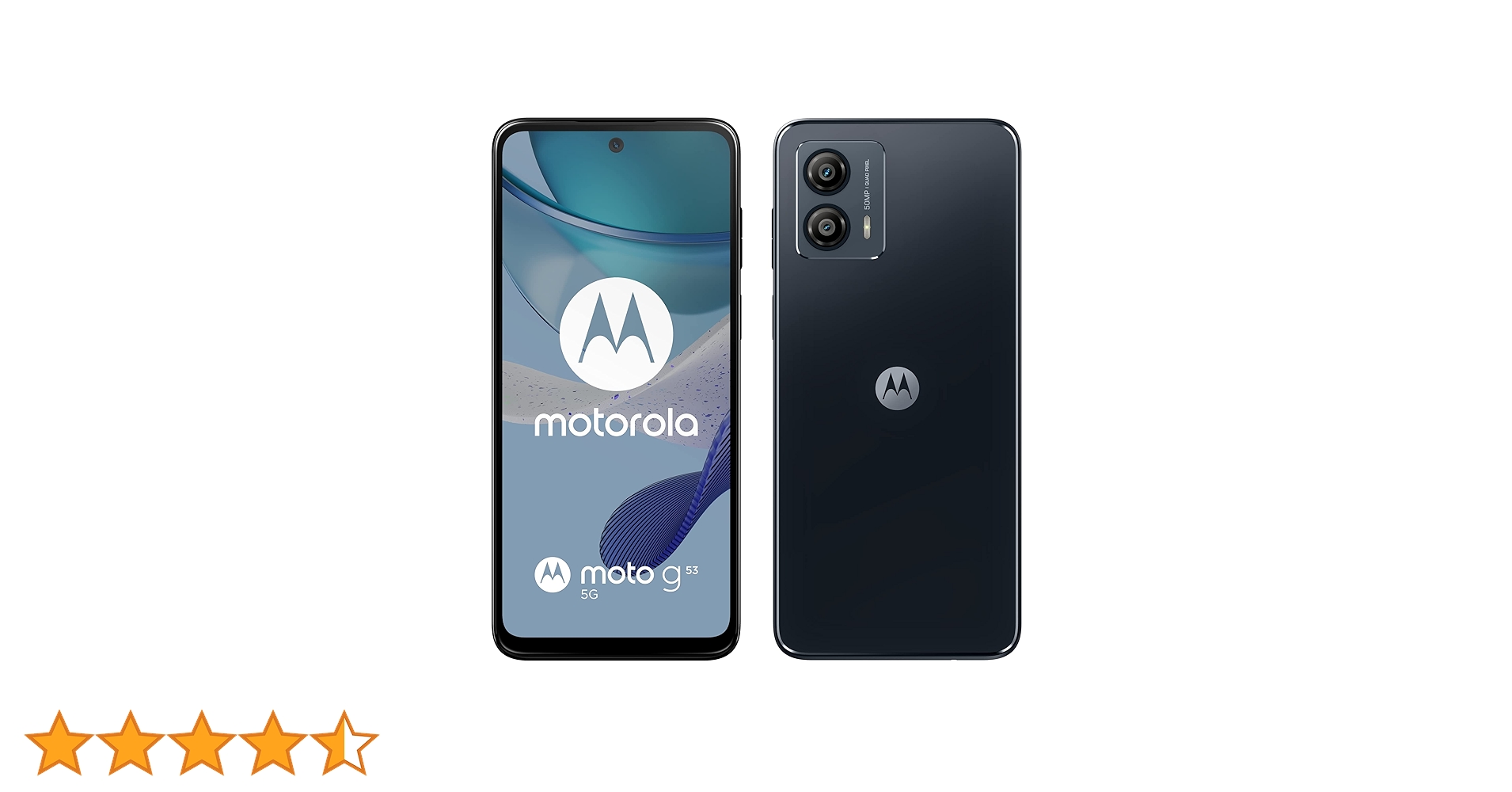 Motorola Moto (G53 5G, wyświetlacz 6,5 cala 120 Hz, aparat